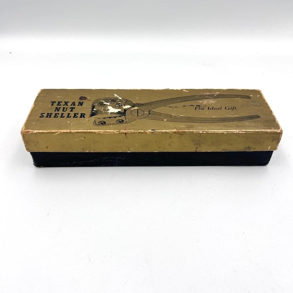Vintage Nutcracker Texan Nut‎ Sheller Mid Century Collectible Original Box USA